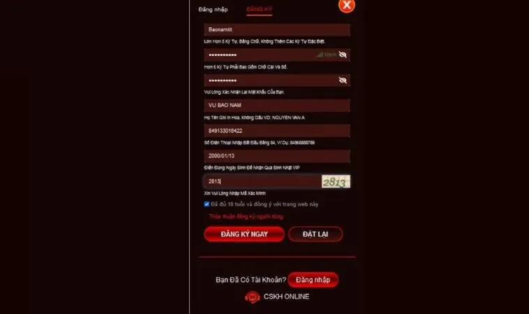 Đăng Ký ACB8 Nhanh Chóng Để Trải Nghiệm Cá Cược Đỉnh Cao 2 Giao diện Đăng ký ACB8