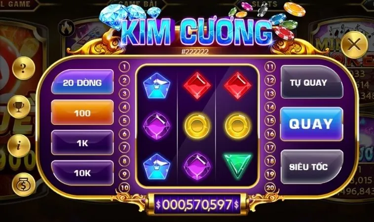 Trò Chơi Kim Cương Tại ACB8: Slot Đỉnh Cao Giải Trí 2 Giao diện chơi Kim Cương tại ACB8