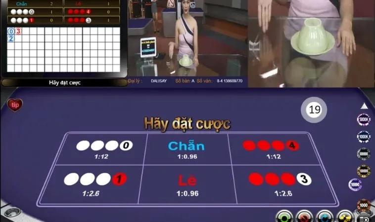 Trò Chơi Xóc Đĩa Tại ACB8: Đỉnh Cao Giải Trí Cá Cược Online 2 Các cửa cược trong game Xóc Đĩa tại ACB8