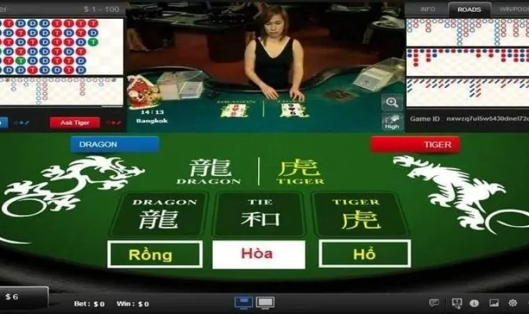 Trò Chơi Dragon Tiger Tại ACB8: Đỉnh Cao Giải Trí Cá Cược 2 Các cửa cược trong game Dragon Tiger tại ACB8
